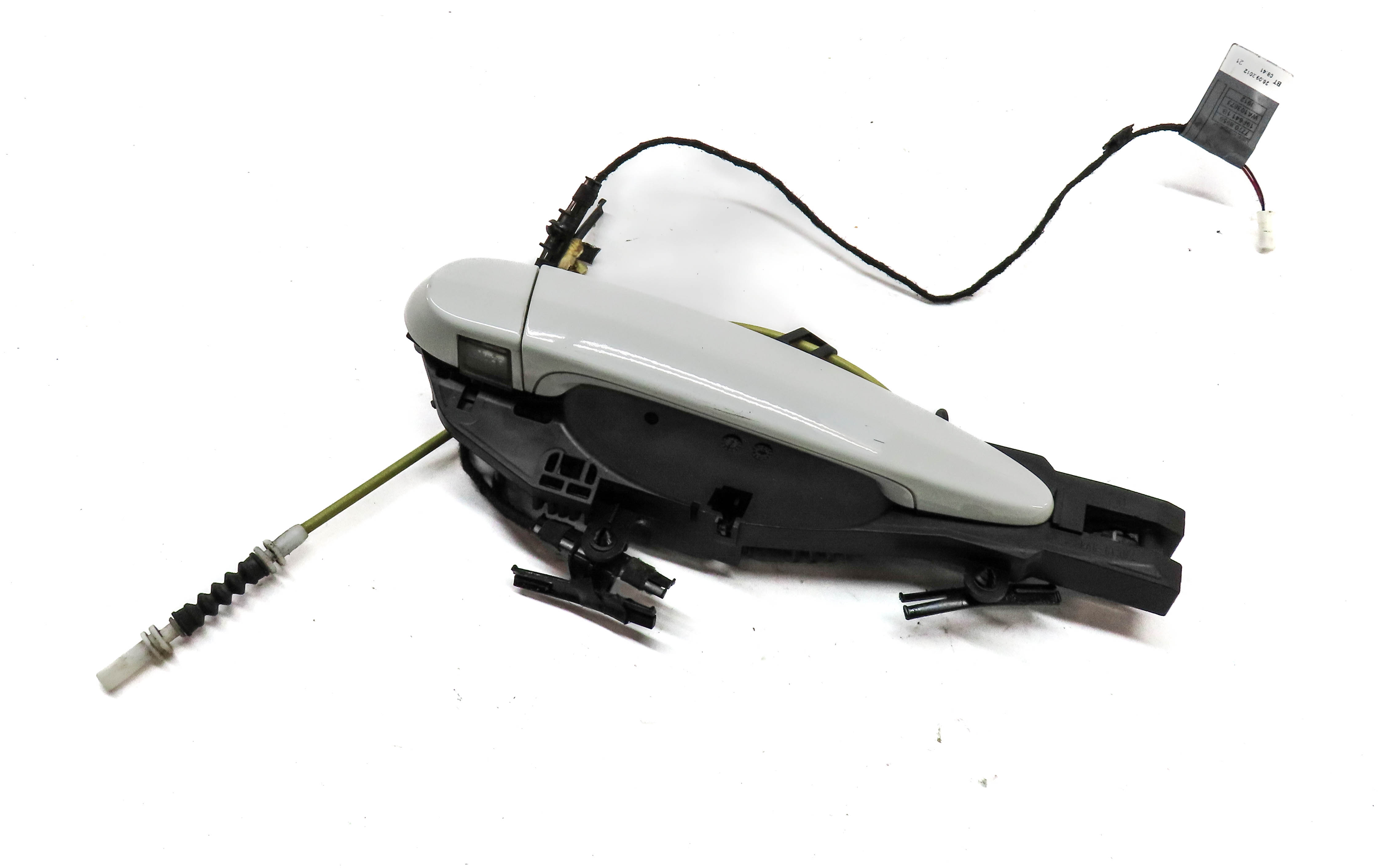 08-14 BMW X5 X5M X6 X6M (E70 E71) FRONT RIGHT COMFORT ACCESS DOOR HANDLE(WHITE) — exact item pictured